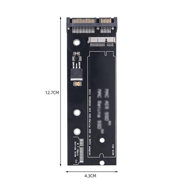 SSD til SATA Konverterkort til 2012 Support RETINA A1465/A1466/A1435/A1436 7+17Pin SSD
