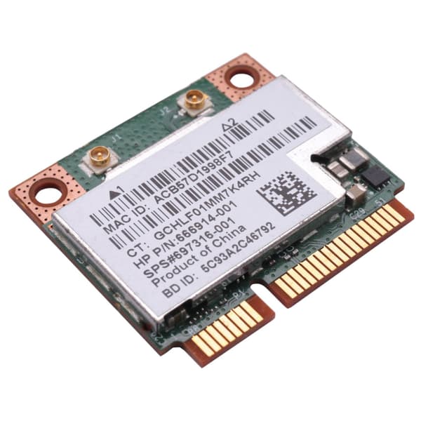 2x Dobbelt bånd 802.11a/b/g 300mbps Wifi Trådløst Kort Bluetooth 4.0 Halv Mini Pci-e Notebook Wlan 2.4