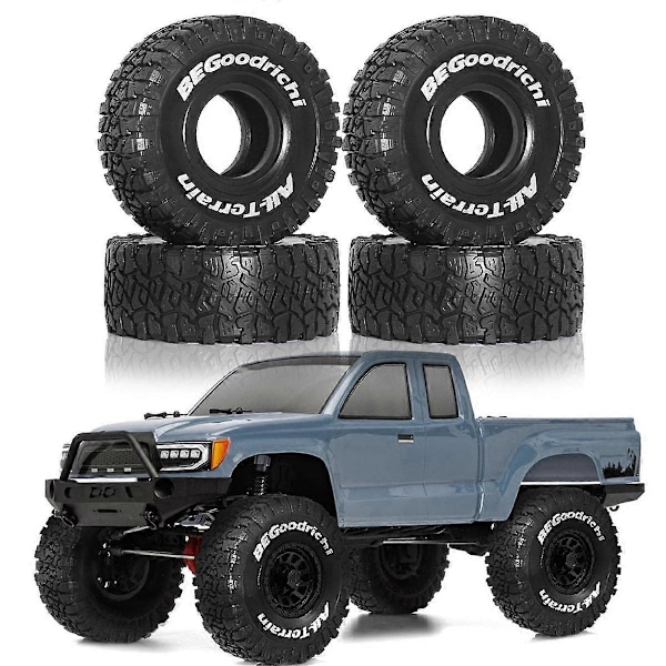4 st 120 mm 1,9 tums gummidäckset för 1/10 RC Crawler Car TRX4, D90 Axial SCX10 II III