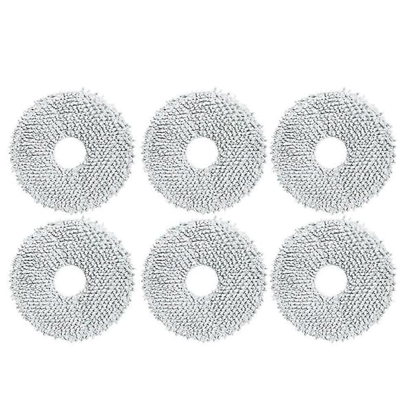 6 stk. Mikrofiber Moppeklude Udskiftningstilbehør Til Xiaomi B101cn