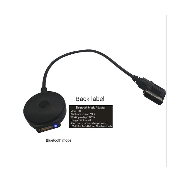 Bil Audio Bluetooth Musikhøring Adapter Trådløs Til MMI System Aux Bluetooth Adapter Udskiftning Til MMI