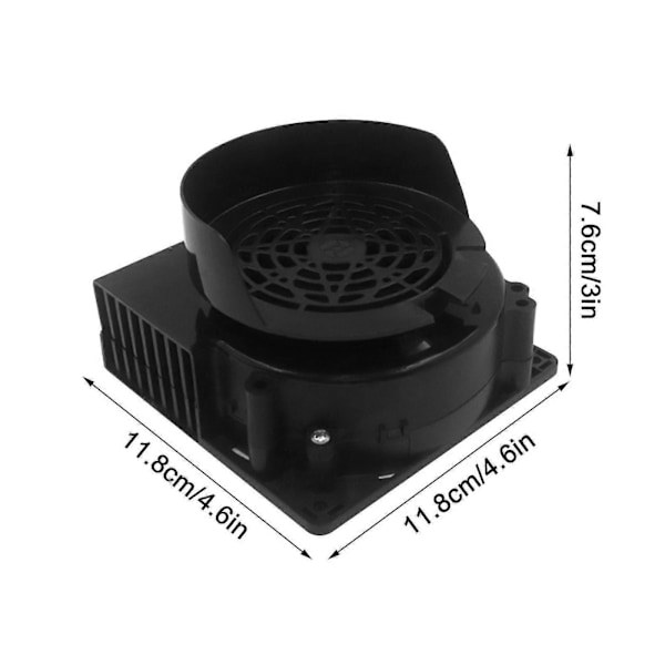 Miniblæser til havepatio oppustelig adapter, til Halloween jul ferie fest oppustelige figurer
