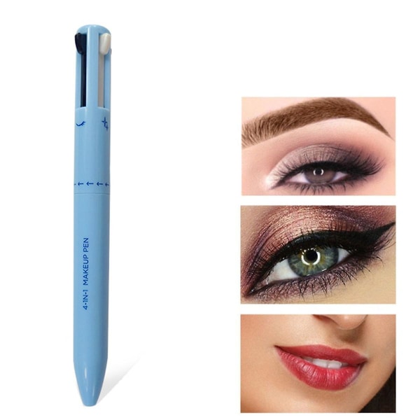 4-i-1 Makeup-penna Touch-up Pen Makeup Ögonbrynspenna Vattentät 4 Färger Multifunktionell Makeup Beau