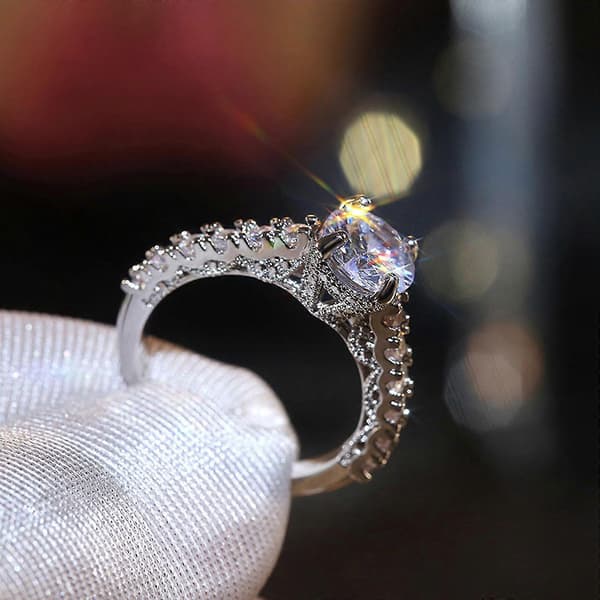 Dame Diamant Kobberlegering Ring Mode Ring Smykker Armbånd