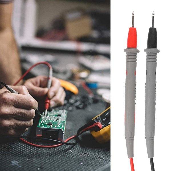 1 Par Ledningstesterkabel for Voltmeter Ohmmeter Multimeter Amperemeter