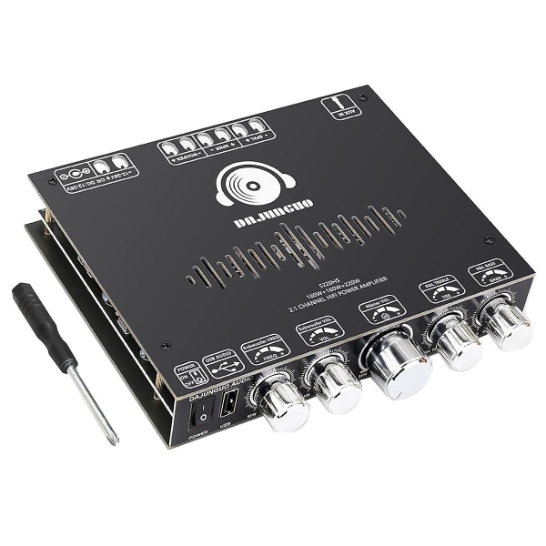 S220HS Bluetooth Power Amplifier Board, 2.1 Channel TDA7498E 160Wx2+220W, 12V-38V Audio Power Amplifier Module