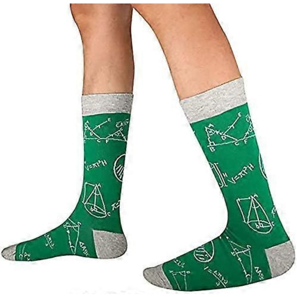 Roliga strumpor med algebra, geometri och mattegeni – rolig present, julklappsfyllning för tonårspojkar, män, pappor, matteälskare och lärare