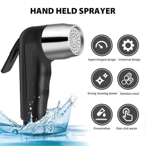 Handhållen Toalett Bidet Duschmunstycke Sprayare