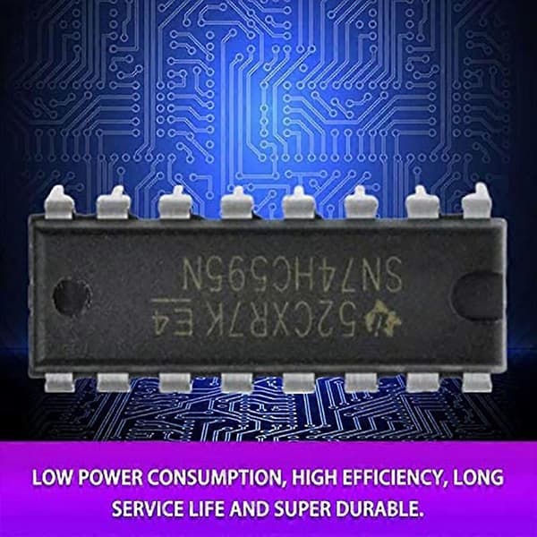 10 STK. IC 74HC595 74HC595N SN74HC595N DIP-16 - Shift Register