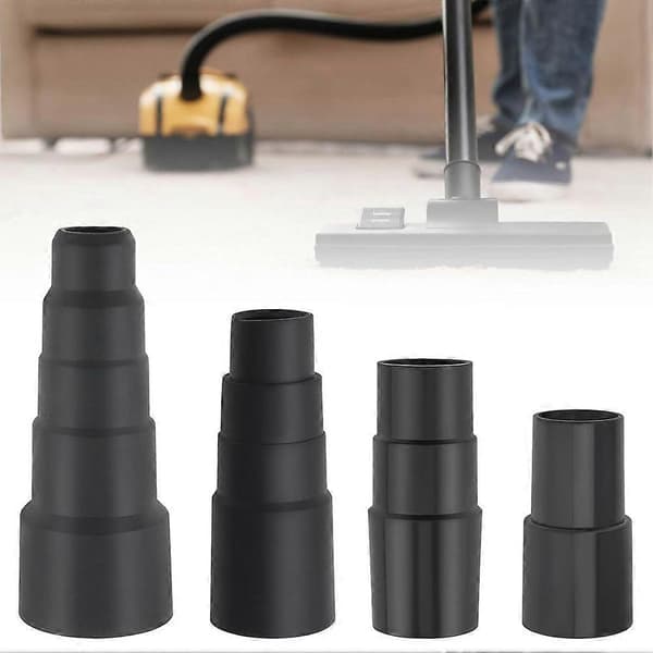 Dammsugarmunstycksadaptrar 4-pack, Universal Slangadaptrar, Dammsugaranslutning
