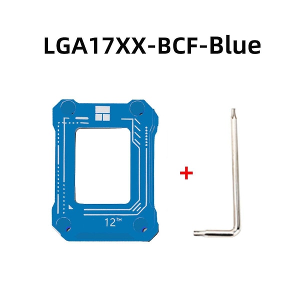 Lga17xx-bcf 12. sukupolven prosessorin taivutuskorjauskiinnike, prosessorin taivutuskorjausrämi, prosessorin kiinnityslevy