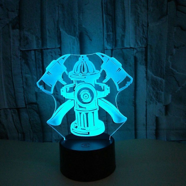 Kreativ 3D Lampe, Hypnotisk Skygge med Kreativt Design, Miljøvennlig Materiale LED Lys Kilde, Ideell for Hjemmedekorasjon og Gave (Svart Sete)