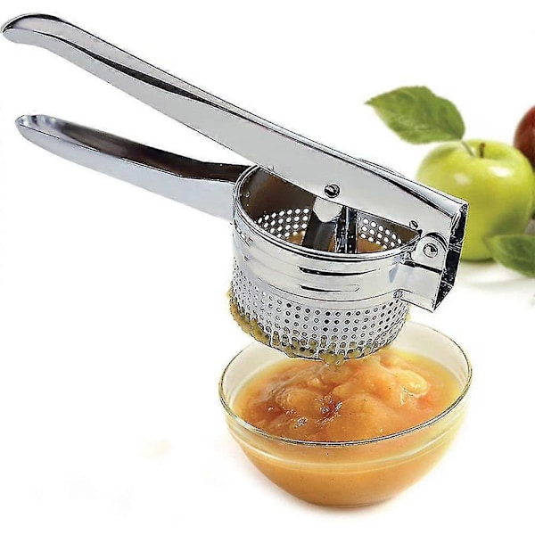 Rustfri Stål Kartoffelpresse, Opvaskemaskine-sikker, Spaetzle Presse, Presse til Spaghettieis, Is Presse, Noodle Presse