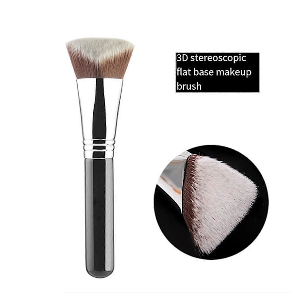 4-pak til fuld ansigts multifunktionel foundationbørste 3D 4D multi-facetteret makeupbørste pudder flydende concealerbørste