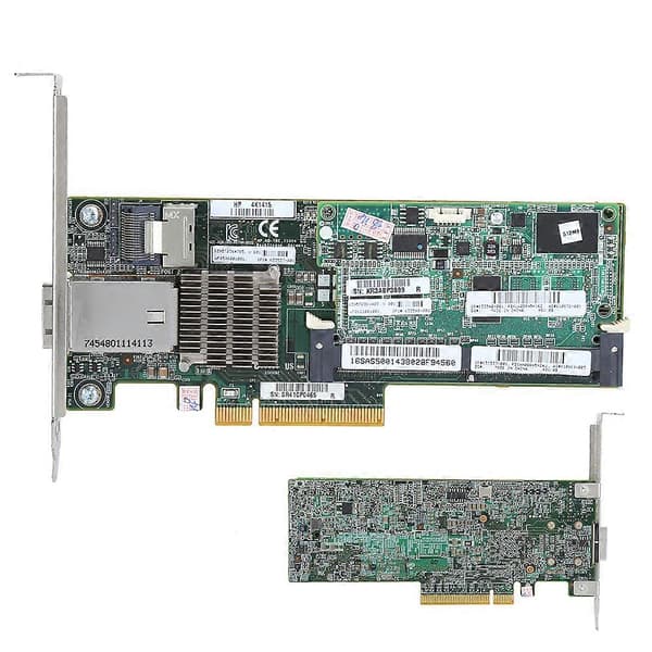 Smart Array-kort 6 GB/s Overføringshastighet 512 MB Cache PCIe for SAS-kontroller for HP P222 633537‑001