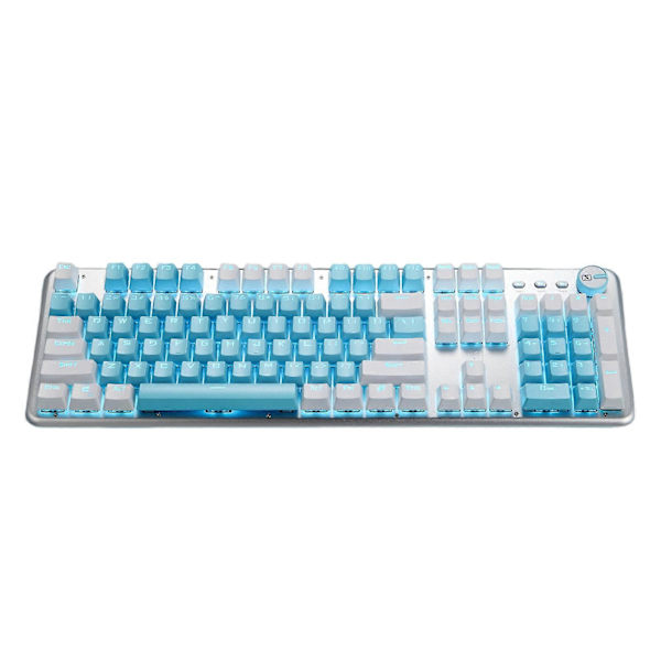 Mekanisk Tastatur med Hengende Tasthetter, Ergonomisk Kontrastfarge, Lysende Bakgrunnsbelysning, Datatilbehør