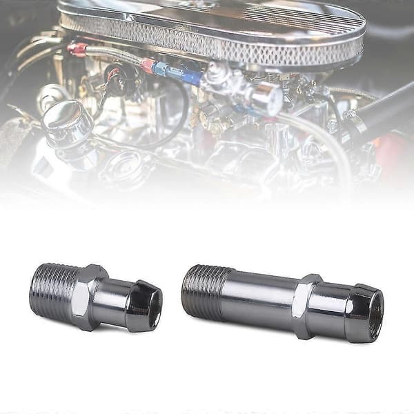 Vattenpumps Värmeslang Nippel Anslutningsblock 2-delars Set För Sbc Bbc Chevy