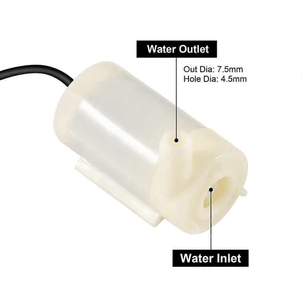 1 set Automatisk Bevattning DIY Kit Vattningssystem Kapacitiv Jordfuktighetssensor och Vattenpump för