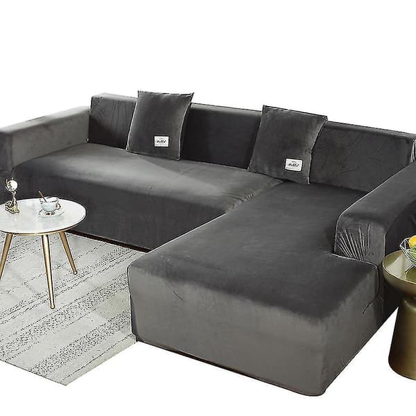 Tykk Plysj Sofatrekk Stretch Formet Sofatrekk Universal
