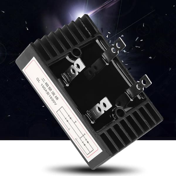 Højeffekt Sort 100A 1600V 2-Faset Diode Bro Ensretter
