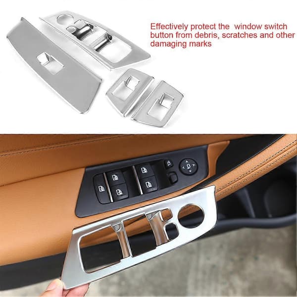 4 stk Dekk for Vindusheisbryterramme til BMW 5-serie G30 2017-2018 (#1)