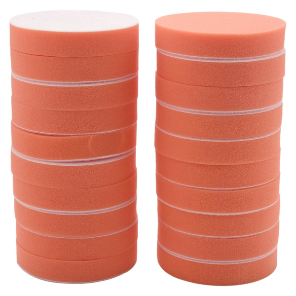 20 stk. 125mm Grov Polerings- og Buffingpuder 5 tommer Flade Svampe Bilpoleringsrensning Voksning Autolak Ma