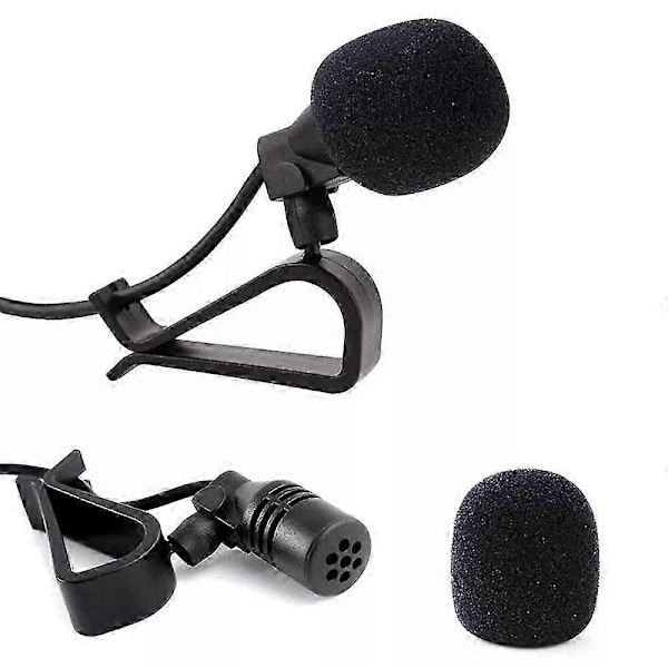 2.5mm Jack Plugg Mikrofon Mini Mic For PC Bil Stereo Bluetooth Hovedenhet Audio