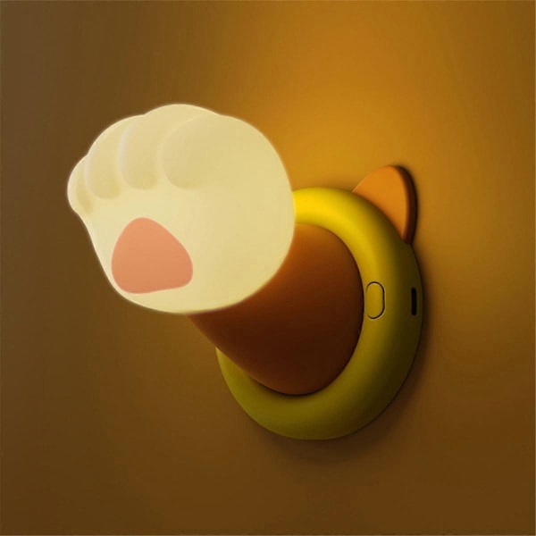 LED Nattlampe for Barn Katteklo Nattlampe Nattbordslampe Soverom Atmosfære Nattlampe Soverom Skrivebord Små Ornamenter