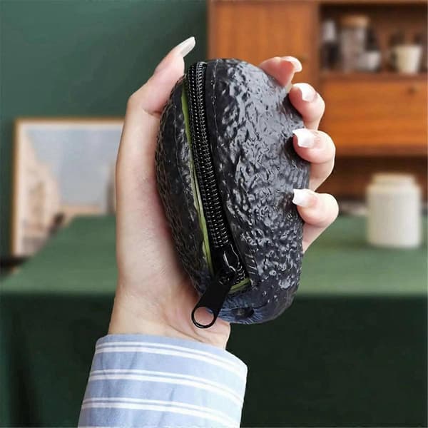 Simulerings Avocado Møntpung Nøgleopbevaring Taske Mini Taske