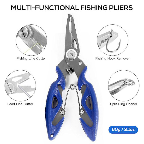 263-delt Fiskeutstyrsett med Takkeboks, Inkludert Tang, Jig-kroker, Sinker, Svirvler, Snapper, Sinkerglider, Karpefiske