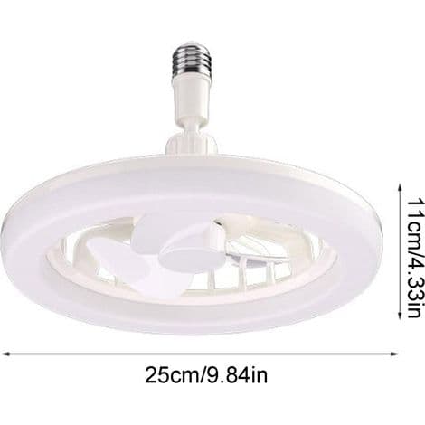LED-takfläkt med ljus och fjärrkontroll för sovrum