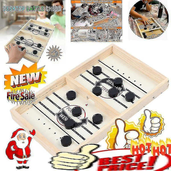 Fast Sling Puck Game Paced Slingpuck Winner Board Family Games Toys Funny