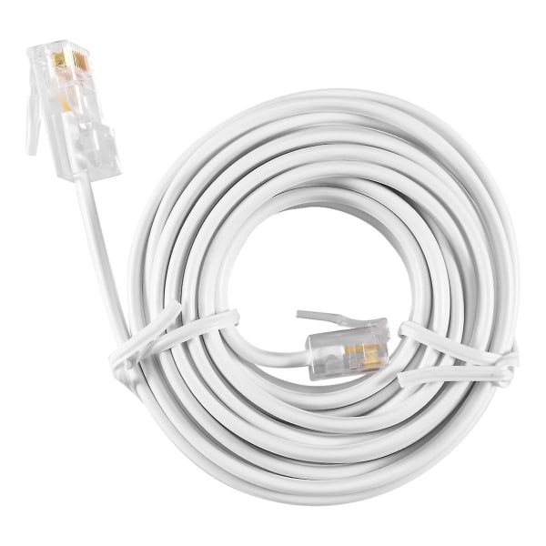 sourcingmap RJ11 6P4C - RJ45 8P4C Modulaarinen puhelin Internet-jatkokaapeli 3 metriä