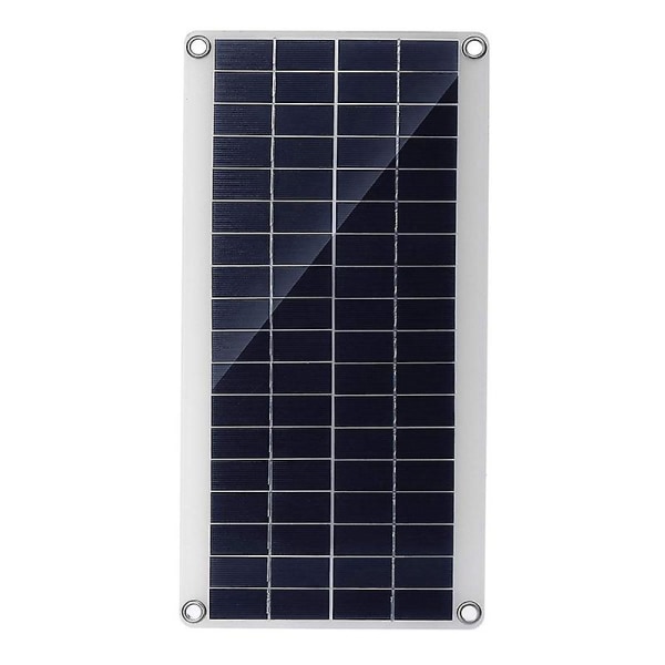 30W Solpanel Bärbar Dubbel 12/5V DC USB Snabbladdning Vattentät Nödladdning Utomhus Batteriladdare för Bil