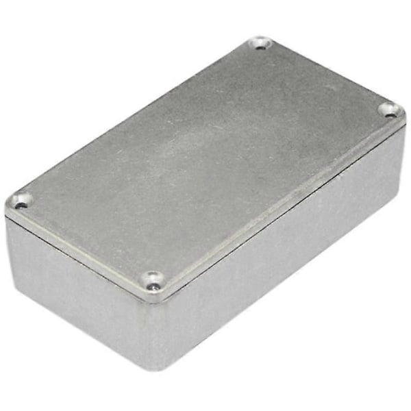 Aluminium Effektbox för Gitarr, Stompbox Effektbox, Borrbar Plast, DIY Gitarrpedal Kit