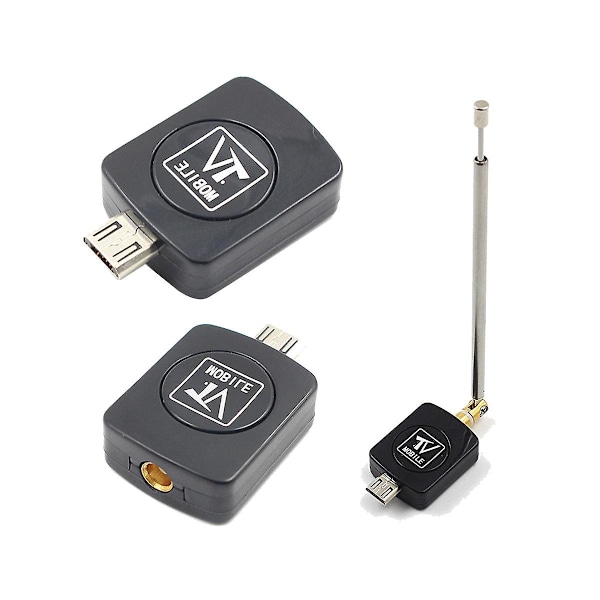 Mini USB DVB-T Tuner TV-mottaker Dongle/Antenne DVB T HD Digital Mobil TV HDTV Satellittmottaker