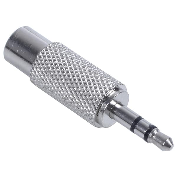 1 stk 3,5 mm Stereo Hann til RCA Mono Hunn Lydadapter, sølv & 1 stk E27 Smart Kontroll Lampe Led