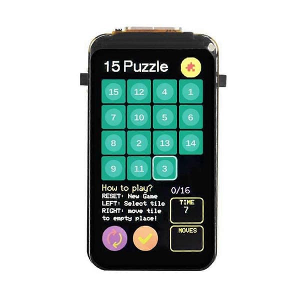 ESP32 C6 Utvecklingskort 1.47 tums LCD-skärm 172x320 med RGB-ljus SD-kortplats Stöder WiFi Bluetooth
