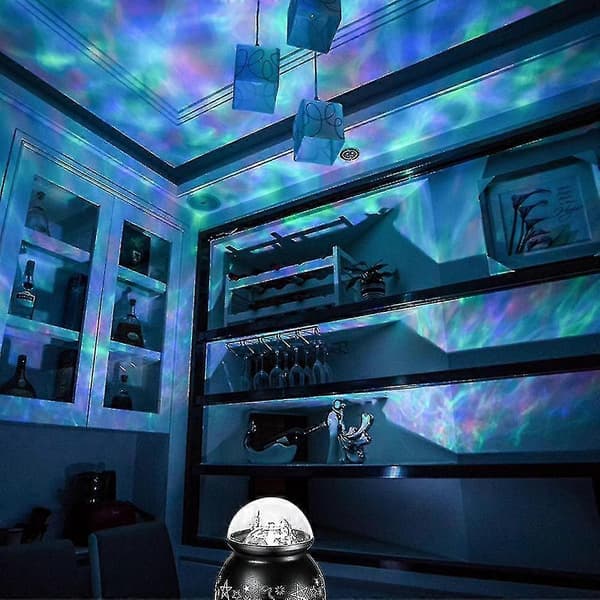 Vannmerke Havprojeksjonslys USB Roterende Ktv Lys Scenelys