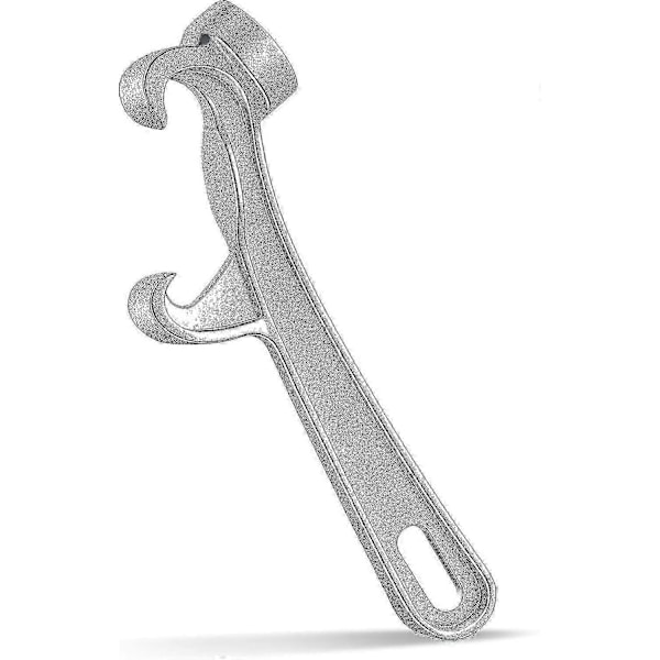 Aluminiumhinköppnare 5 Gallons Hinköppnare Silverhinkar Locknyckel Metallburköppnare Lockavtagare Verktyg För Hem Industriellt Användning (1 Styck), 21 Cm