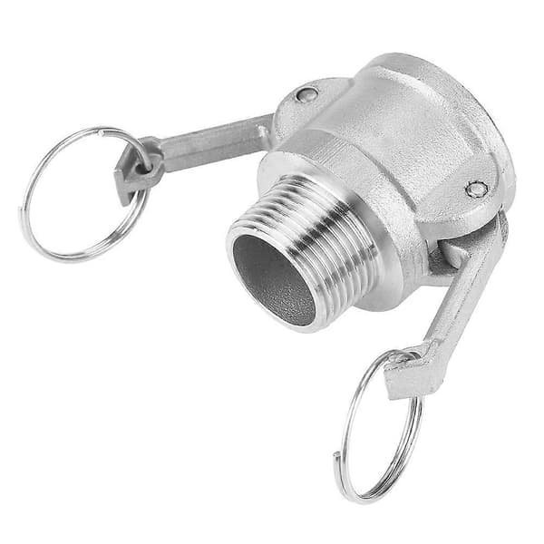 Rustfritt stål DN20 3/4\" B Søppelpumpeadapter Hunn Camlock-kobling med Hannrørgjenger