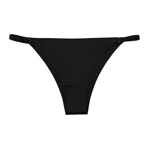 Fashion Seamless Panties Women Striped Rhinestone Thong Low Waist G String Fitness Exercise