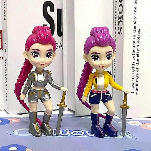 K-POP Demon Hunter figur blind box trendy legetøjsdukke ornament (6 figurer)
