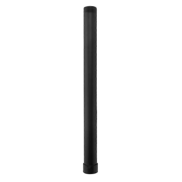 Svart Dusjforlengelsesrør 30cm Lengde Dusjbatterirør Messing Dusjrør Badekar