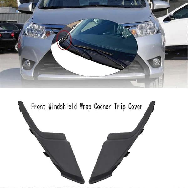 Front til Cowl Side Seal Frontrute Wrap Coener Trip Cover for VIOS Yaris Sedan 2013-2016