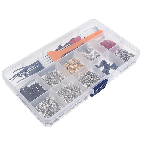 330pcs Diy Motherboard Pc Personal Computer Assemble Case Fan Hand Screw Bolt Standoff Washer Set A