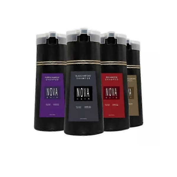 2025 Nova Hårfarve Shampoo, Nova Hår Øjeblikkelig Farve Shampoo, Hårfarve Shampoo til Hår Dark Brown