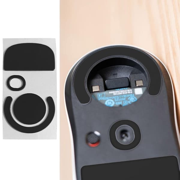 1 sæt Musfødder Musskøjter til Logitech G Pro X Superlight Glides Kurvet Kant