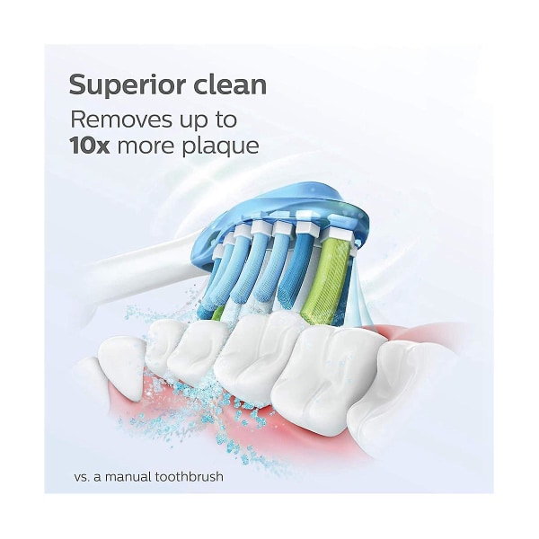 8st för Diamond Clean Pro Results HX9033/HX6063/3326/6730 Ersättningsborsthuvuden för elektriska tand,C