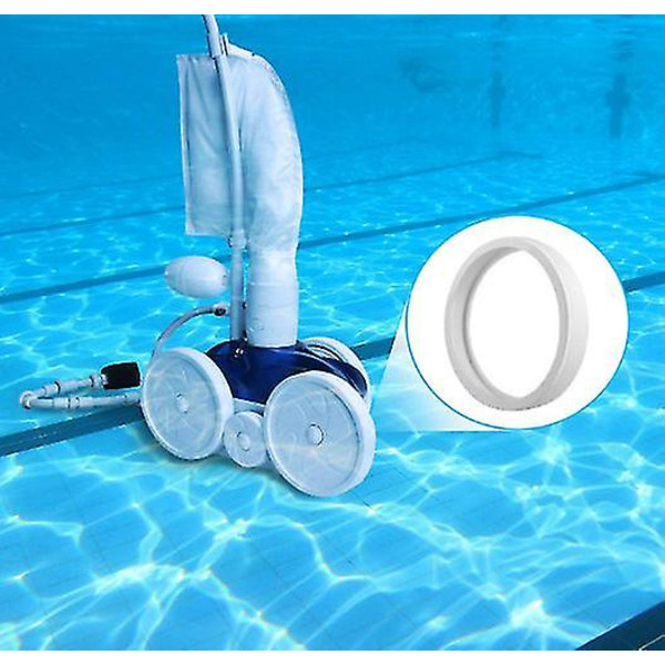Tilpasningsdyktige erstatningsdekk i myk gummi for bassengrobot Polaris 180 280 360 380 C10 (pakke med 3)